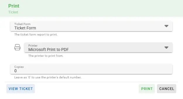 Print Self Service
